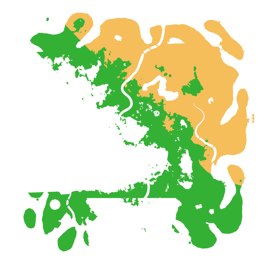 Biome Rust Map: Procedural Map, Size: 4500, Seed: 2546838