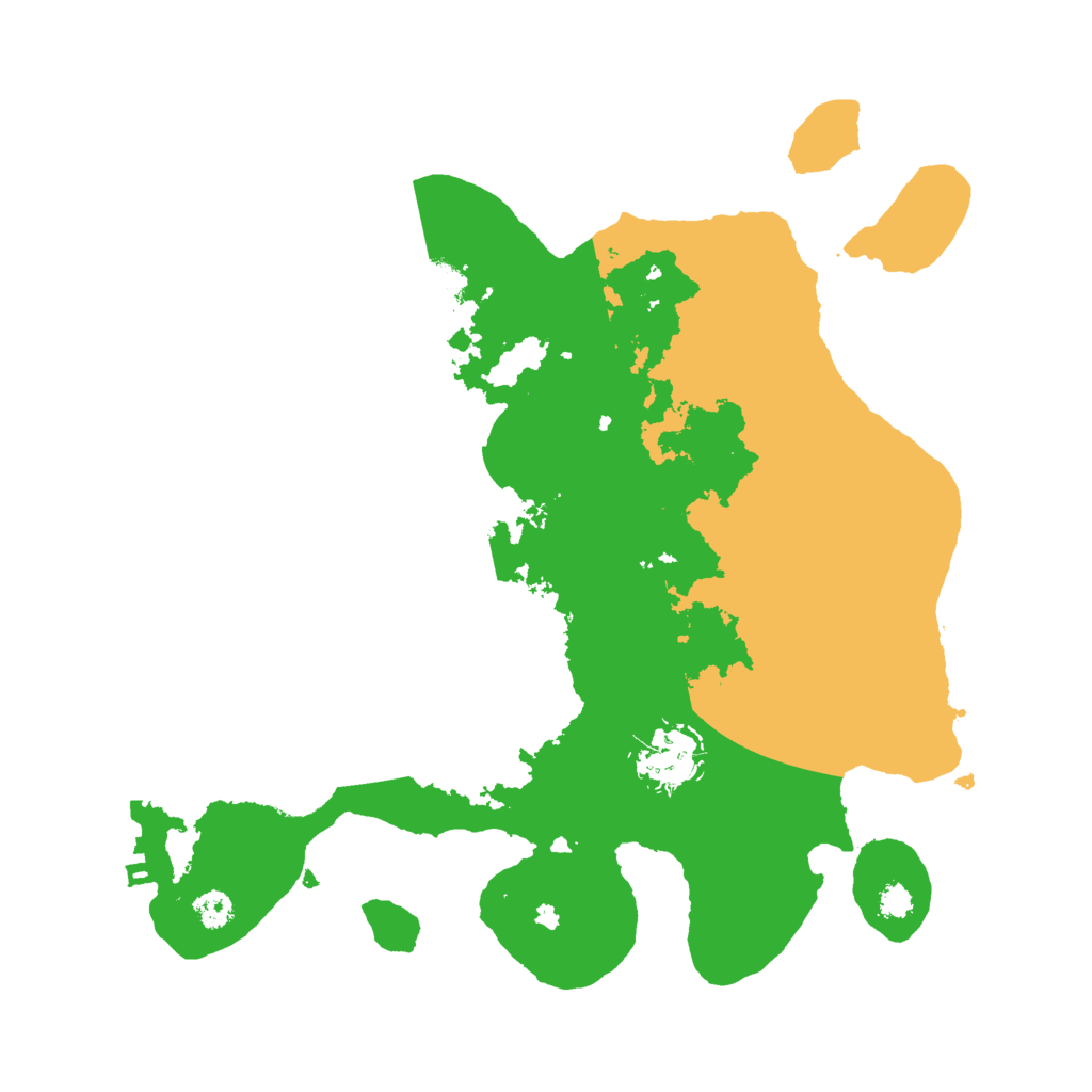 Biome Rust Map: Procedural Map, Size: 3000, Seed: 19857