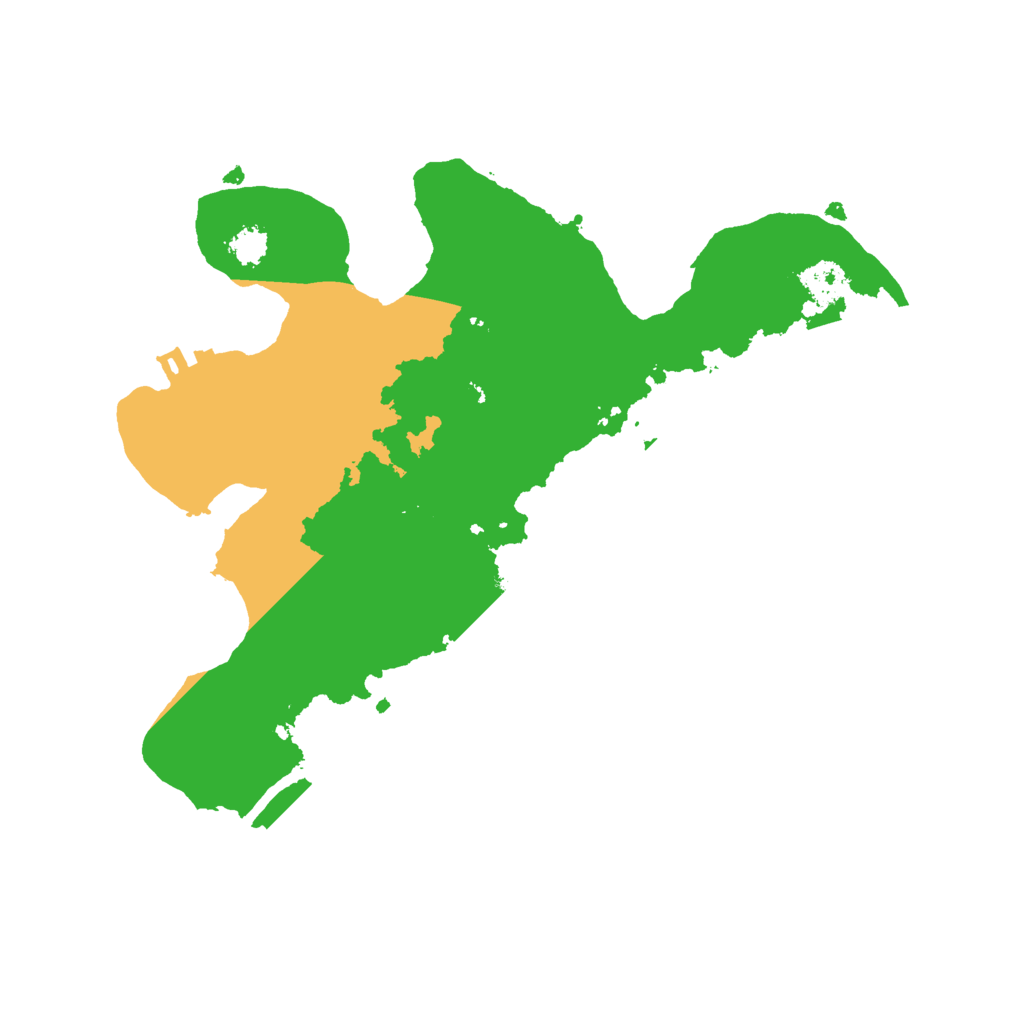Biome Rust Map: Procedural Map, Size: 2500, Seed: 1898564768