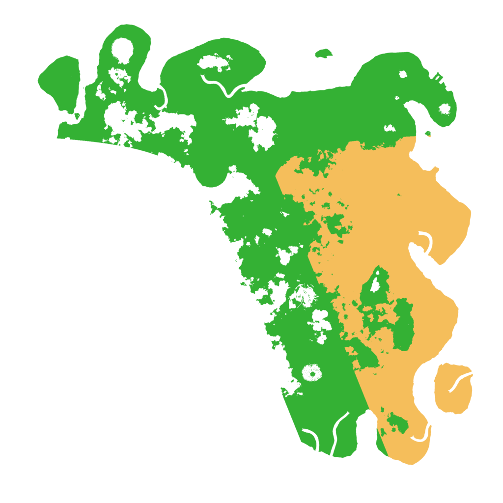 Biome Rust Map: Procedural Map, Size: 4100, Seed: 45813387