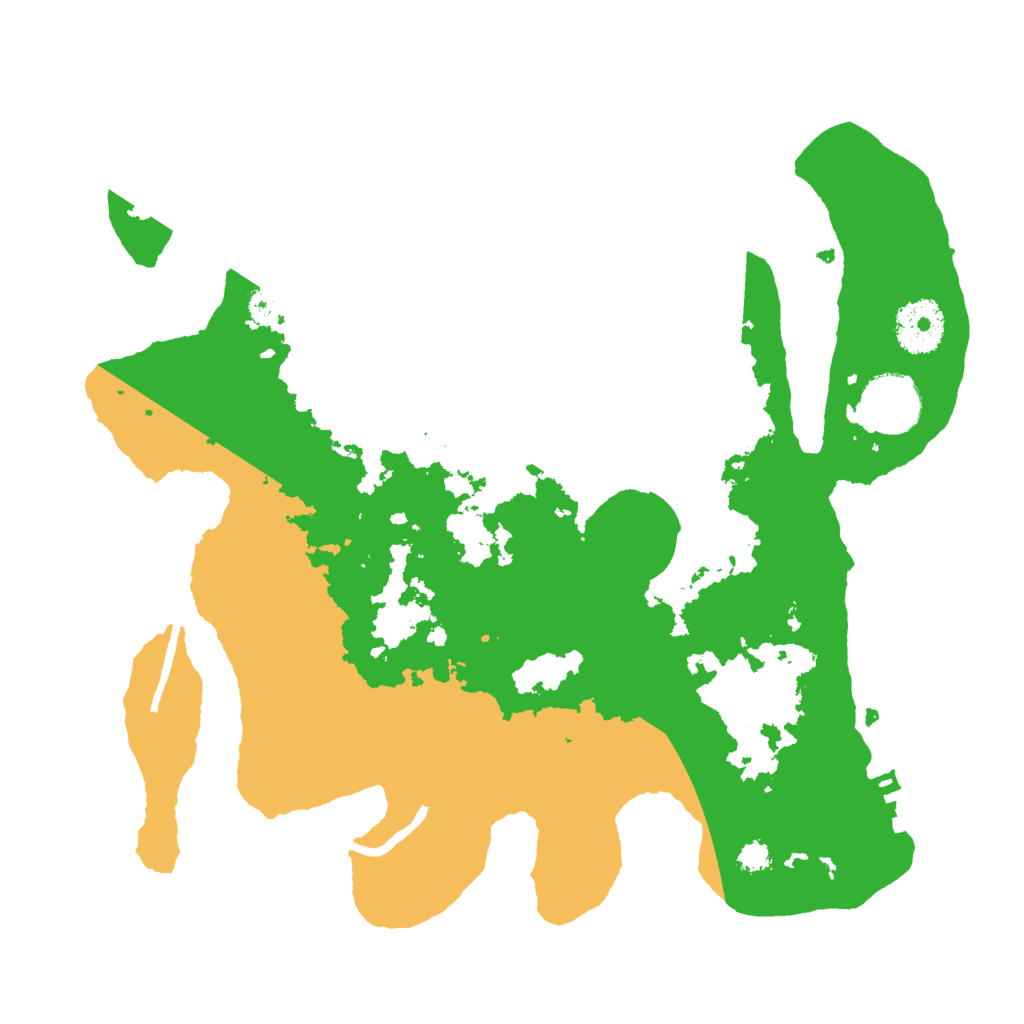 Biome Rust Map: Procedural Map, Size: 3000, Seed: 30411