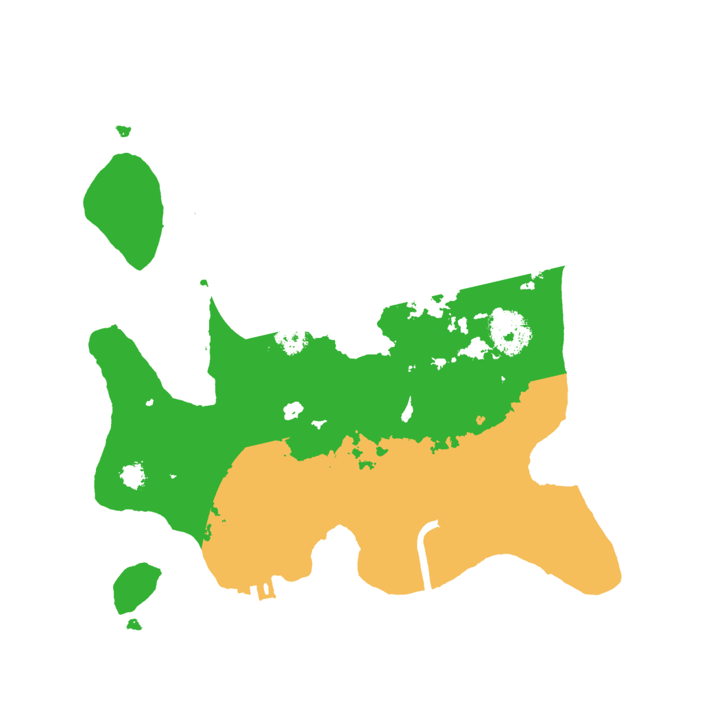 Biome Rust Map: Procedural Map, Size: 2545, Seed: 1813235229