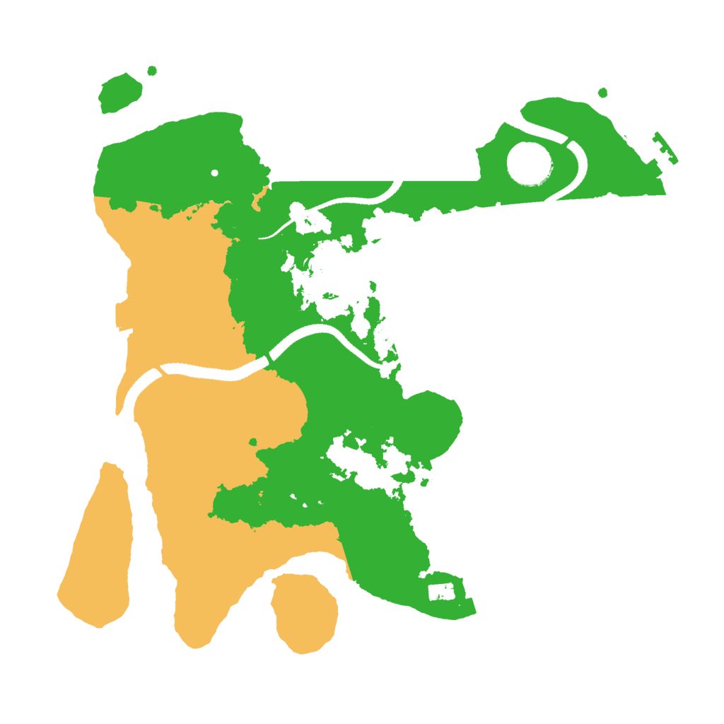 Biome Rust Map: Procedural Map, Size: 3000, Seed: 4332