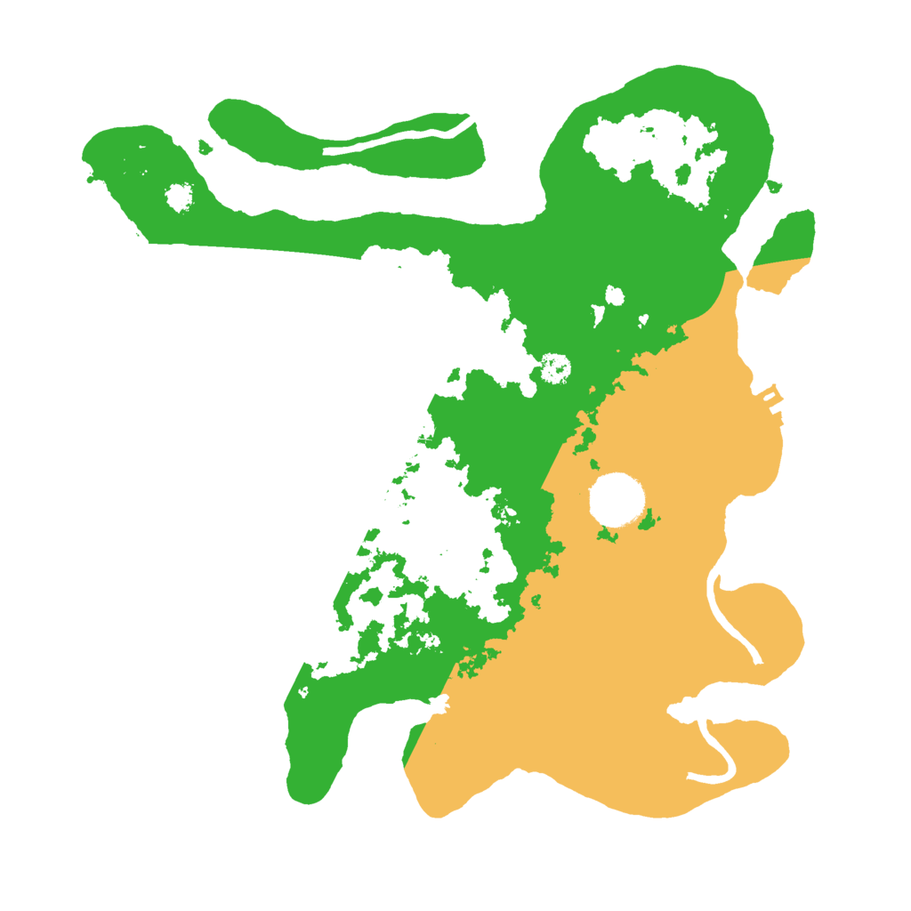 Biome Rust Map: Procedural Map, Size: 3000, Seed: 10296204