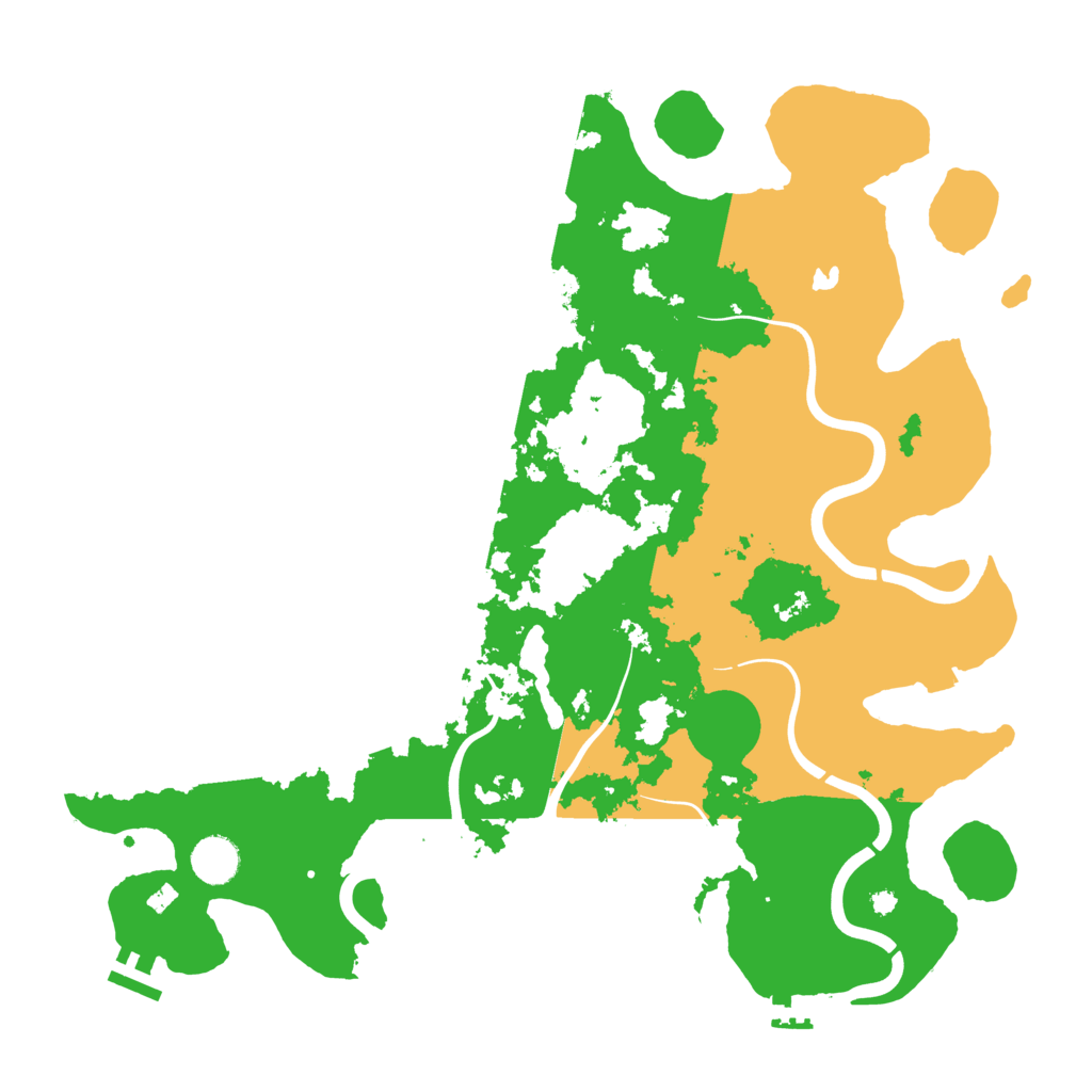 Biome Rust Map: Procedural Map, Size: 4000, Seed: 1696606749