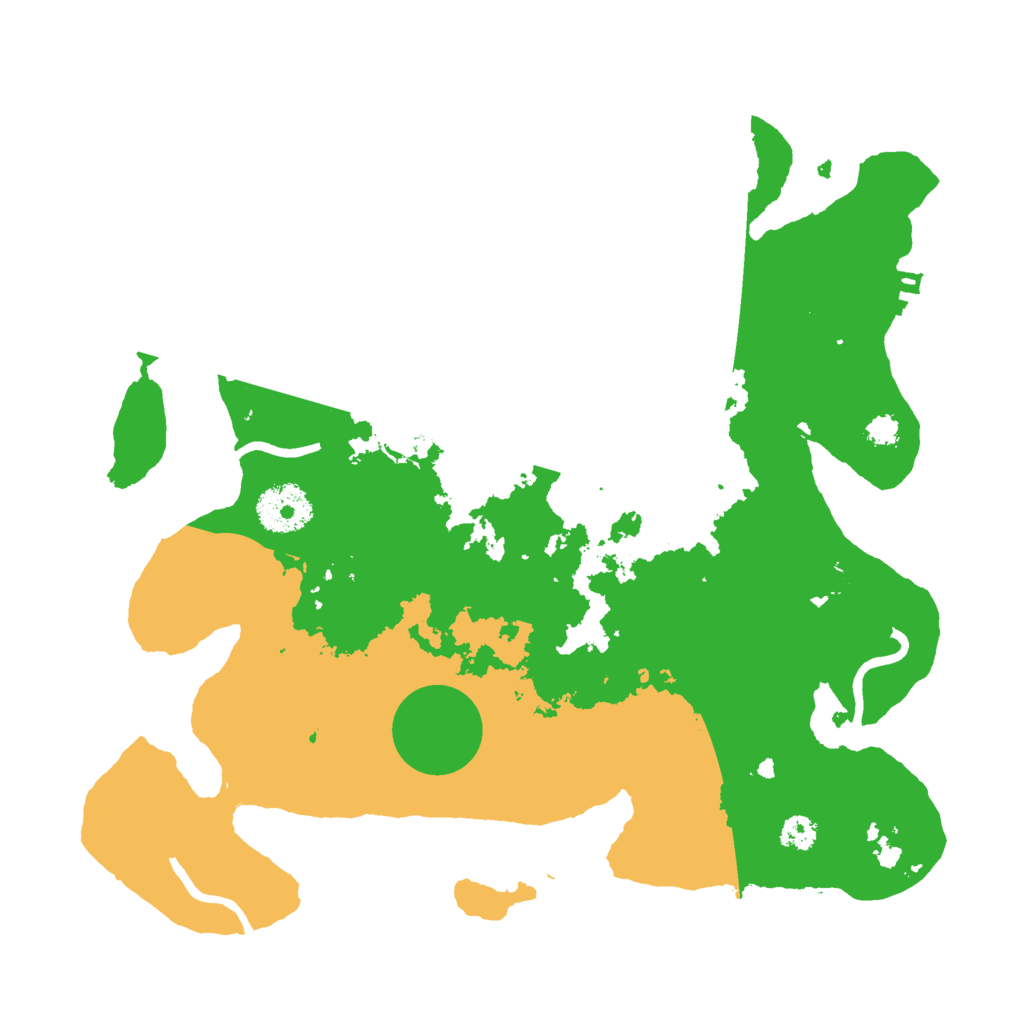 Biome Rust Map: Procedural Map, Size: 3000, Seed: 1921831034