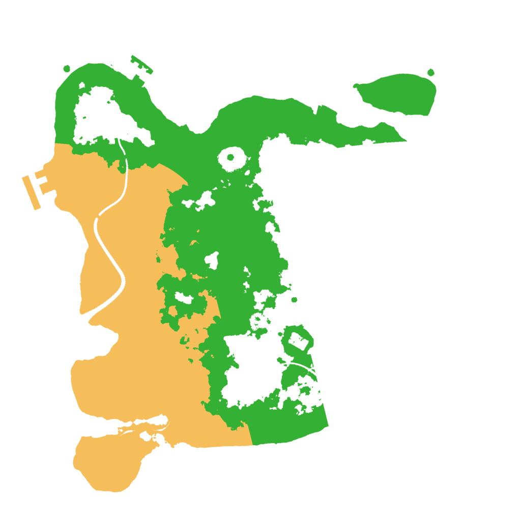 Biome Rust Map: Procedural Map, Size: 3000, Seed: 1937826493