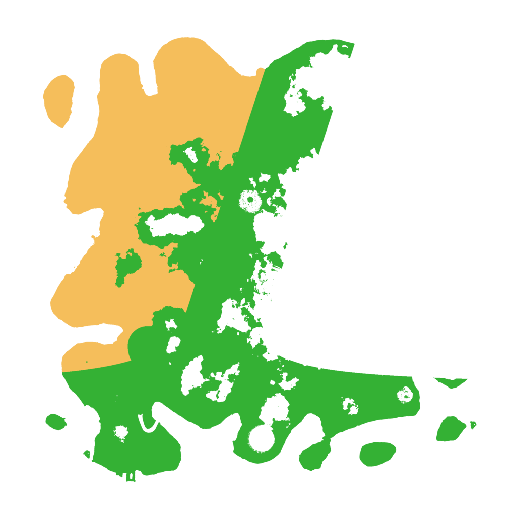 Biome Rust Map: Procedural Map, Size: 3500, Seed: 2095485263