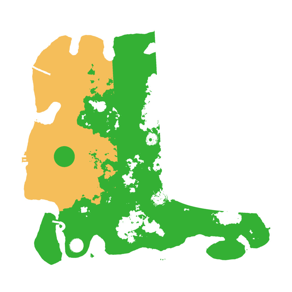 Biome Rust Map: Procedural Map, Size: 3700, Seed: 613030130