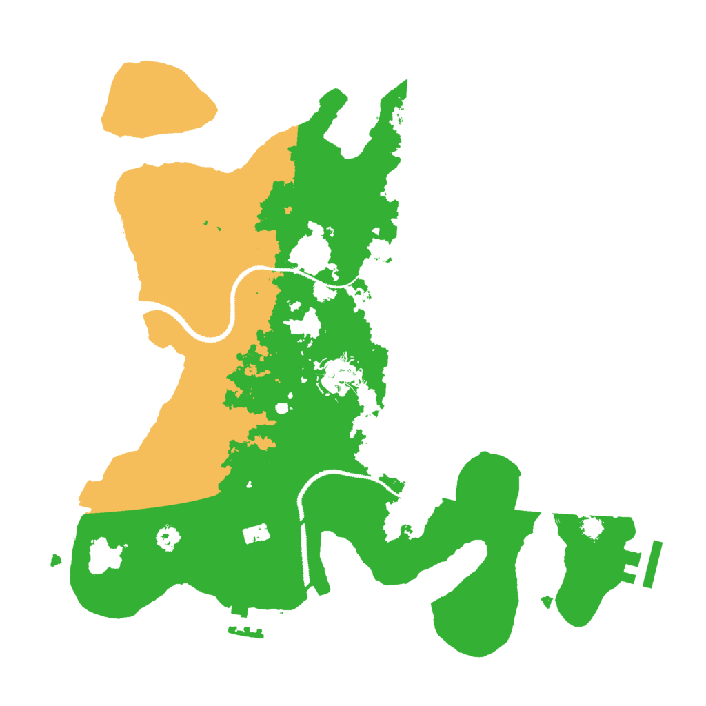Biome Rust Map: Procedural Map, Size: 3000, Seed: 23789456
