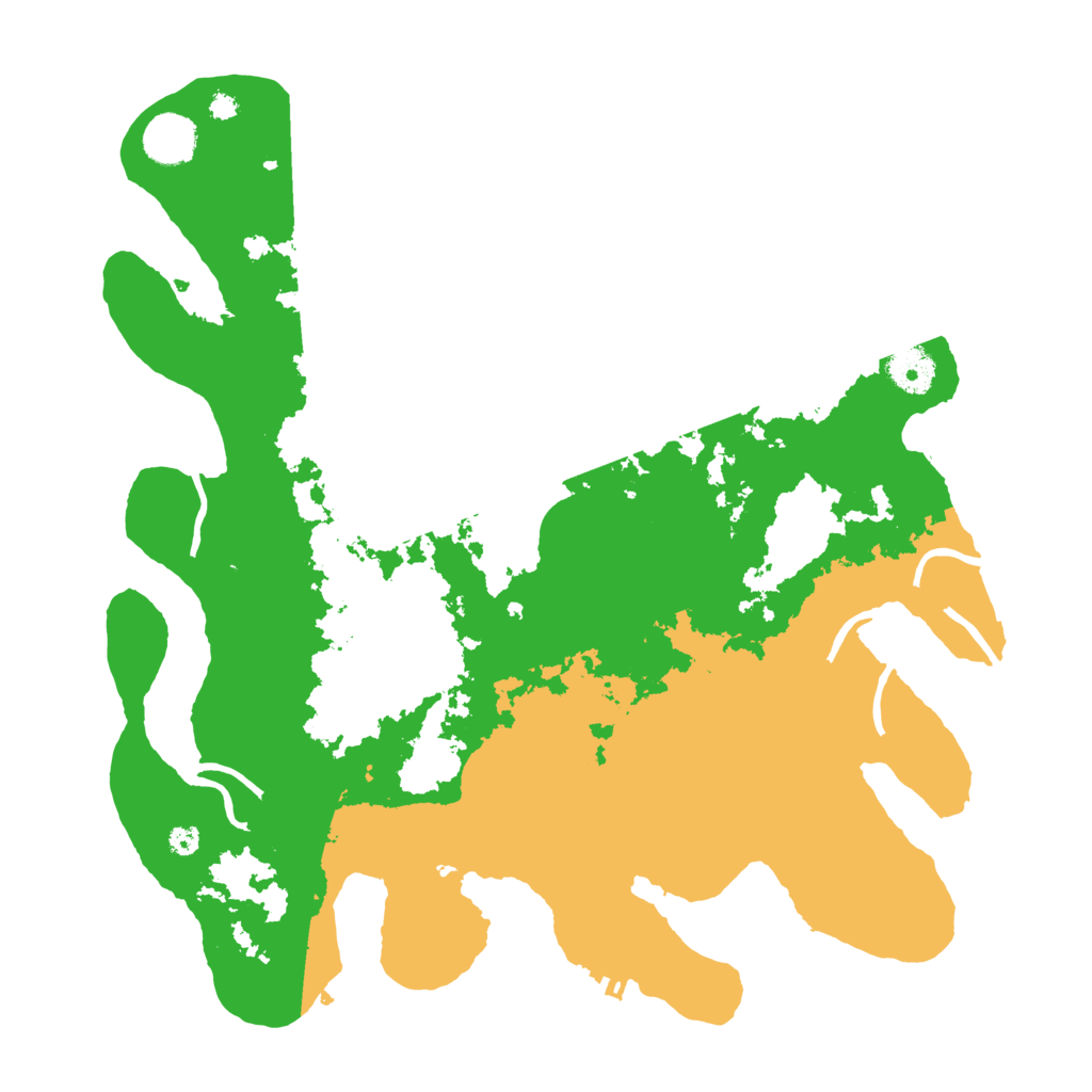 Biome Rust Map: Procedural Map, Size: 3700, Seed: 39042551