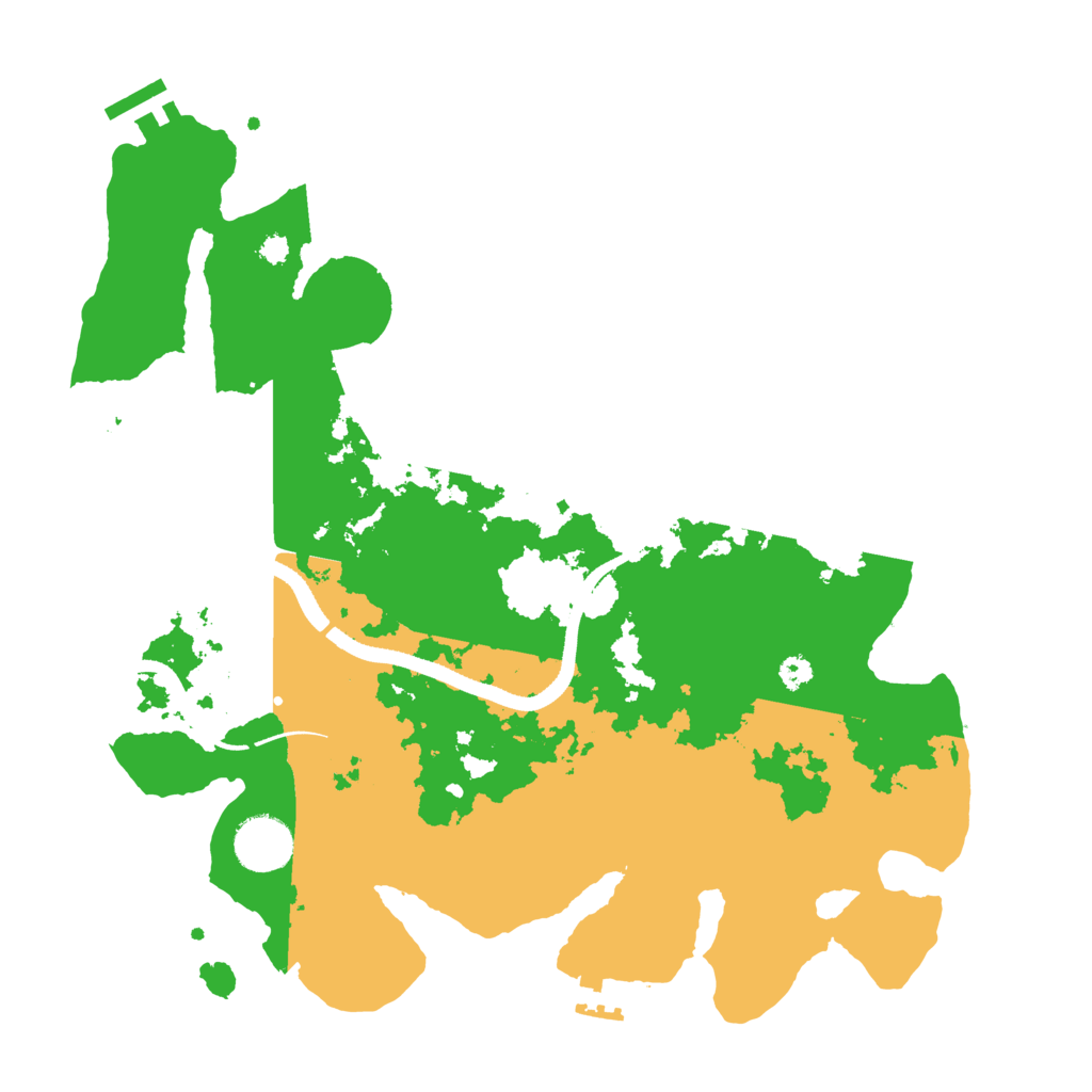 Biome Rust Map: Procedural Map, Size: 3400, Seed: 34019799