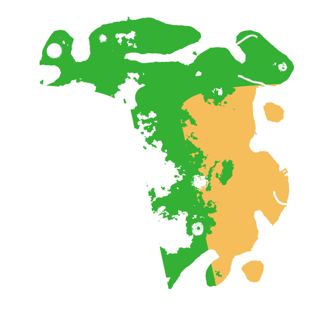 Biome Rust Map: Procedural Map, Size: 3700, Seed: 96334805