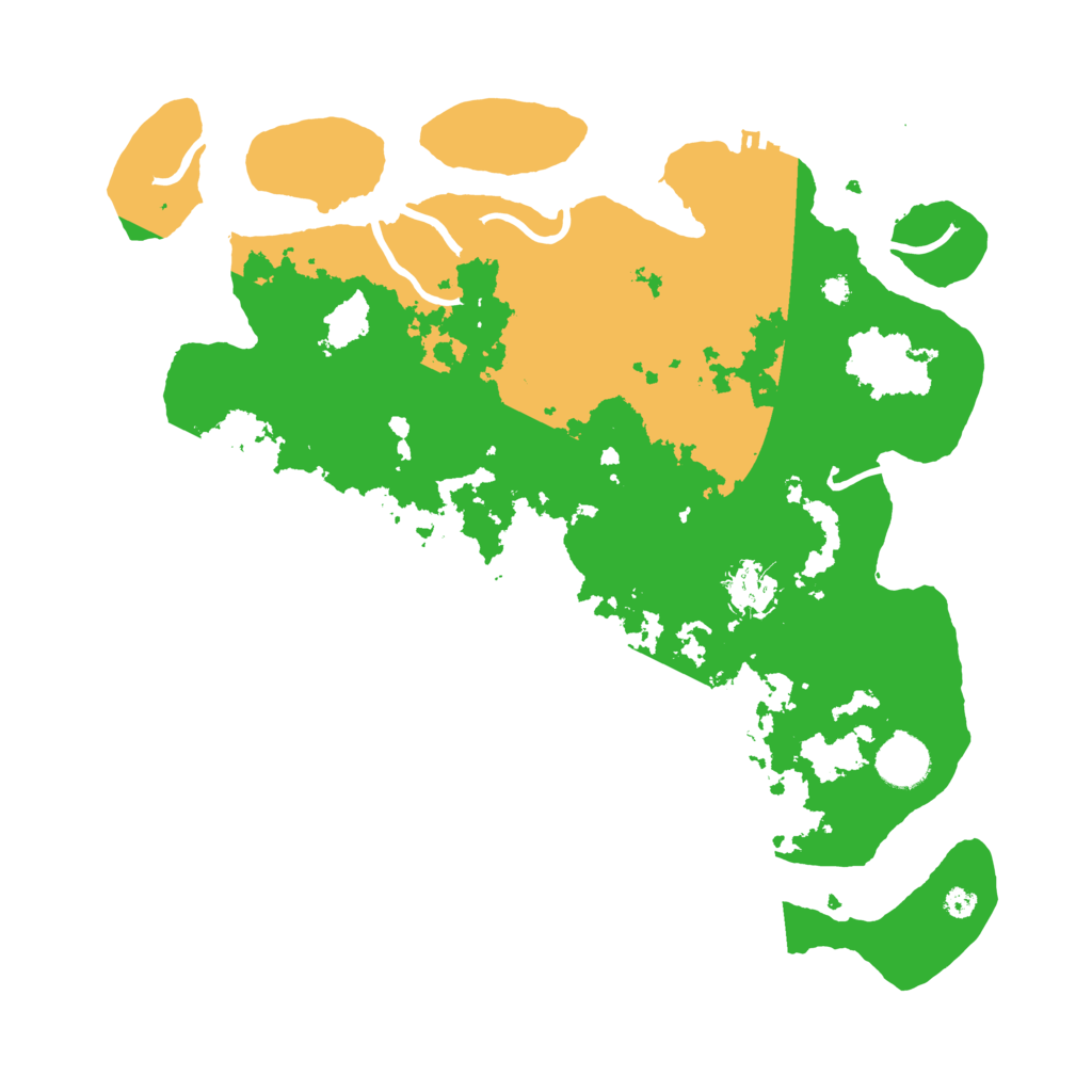 Biome Rust Map: Procedural Map, Size: 3650, Seed: 21540551