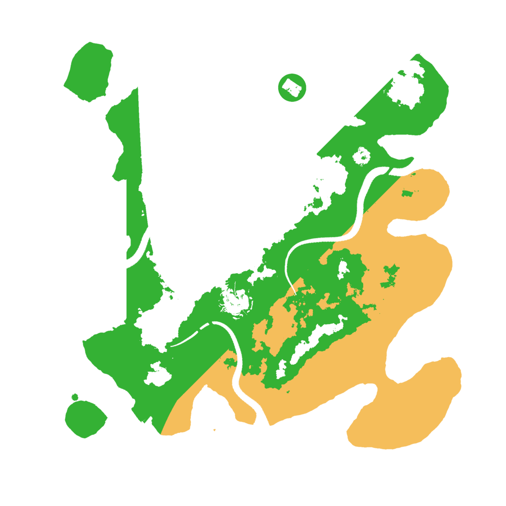 Biome Rust Map: Procedural Map, Size: 3000, Seed: 26057