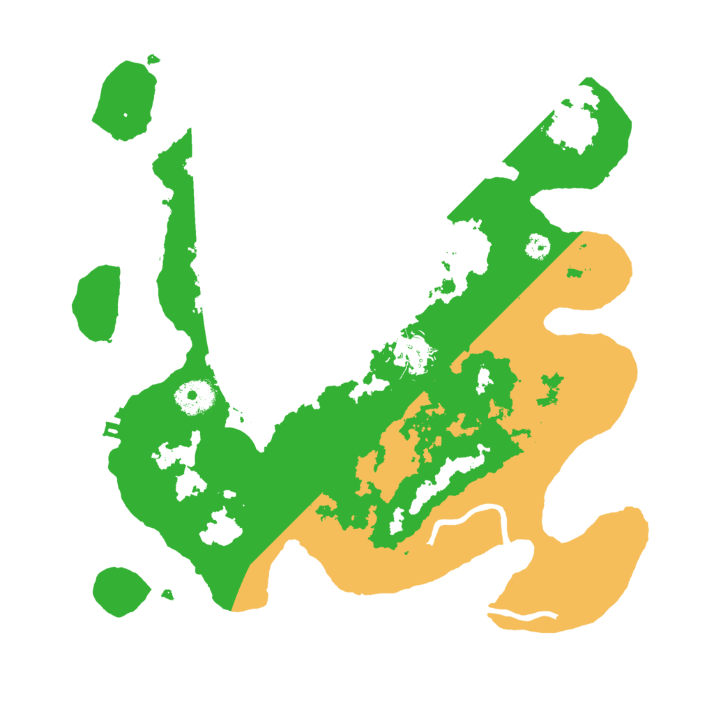 Biome Rust Map: Procedural Map, Size: 3000, Seed: 26057