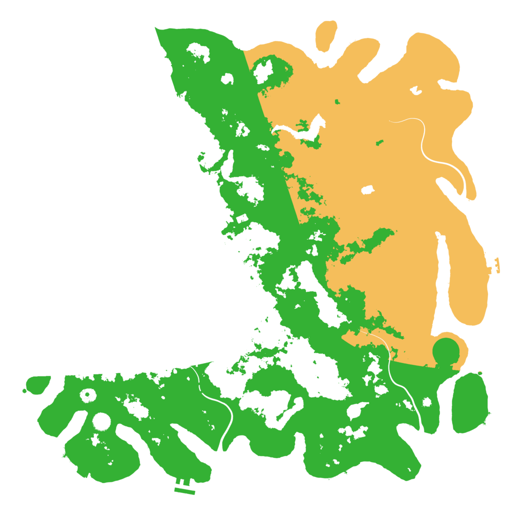 Biome Rust Map: Procedural Map, Size: 5000, Seed: 833352028