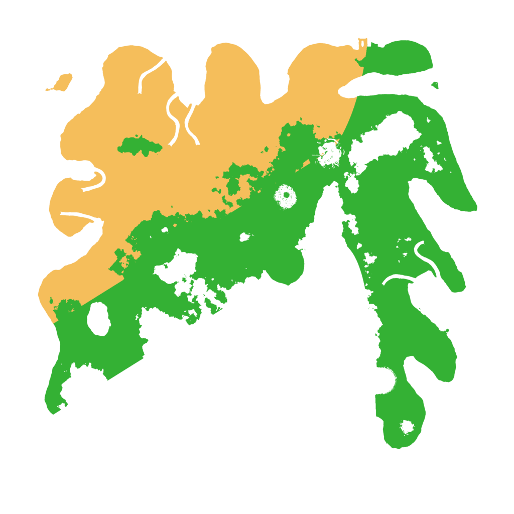 Biome Rust Map: Procedural Map, Size: 3500, Seed: 68424431