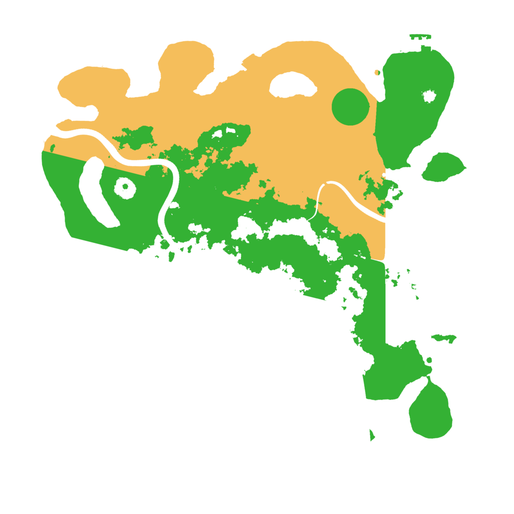 Biome Rust Map: Procedural Map, Size: 3650, Seed: 10171594
