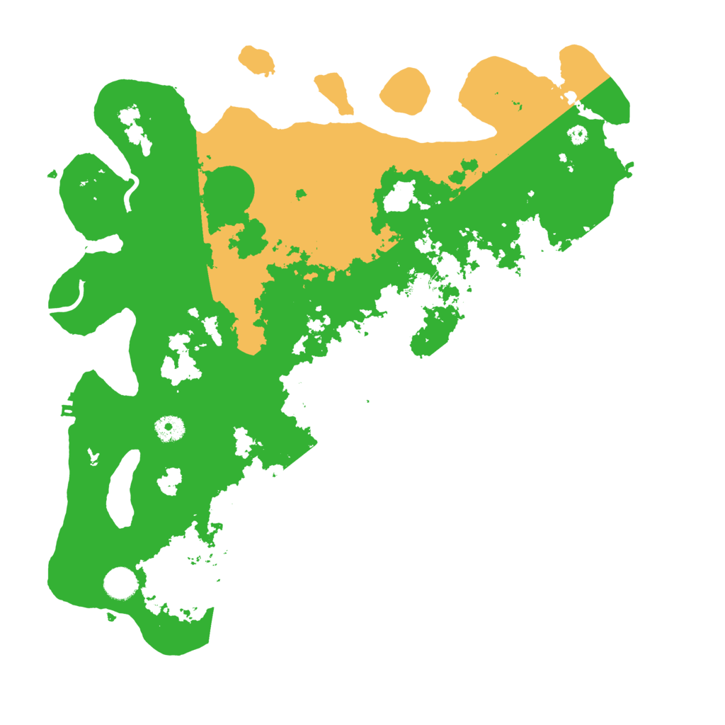 Biome Rust Map: Procedural Map, Size: 3900, Seed: 46160826