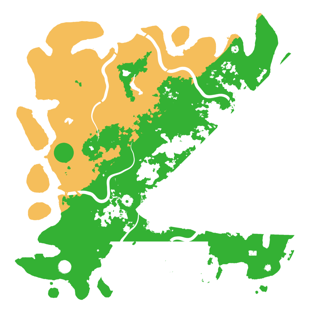 Biome Rust Map: Procedural Map, Size: 4300, Seed: 75577288
