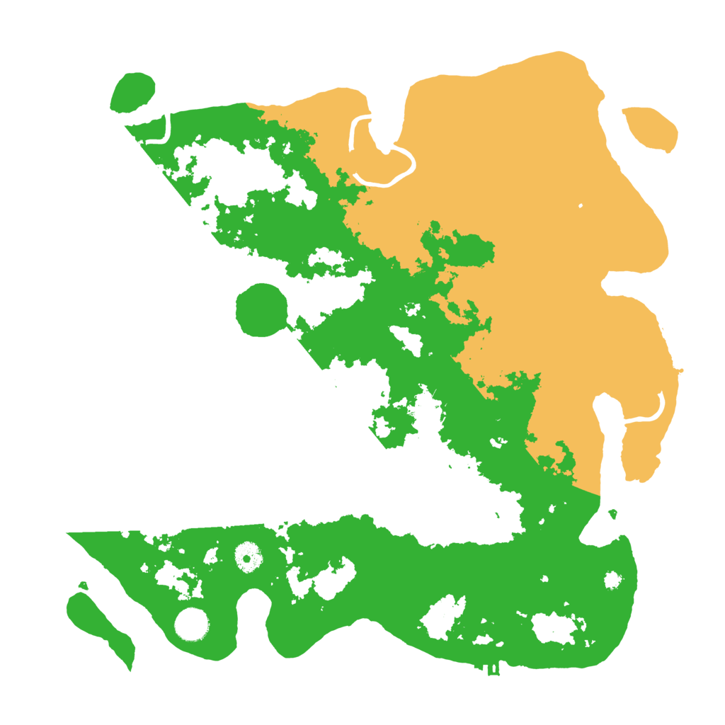 Biome Rust Map: Procedural Map, Size: 3800, Seed: 92669891