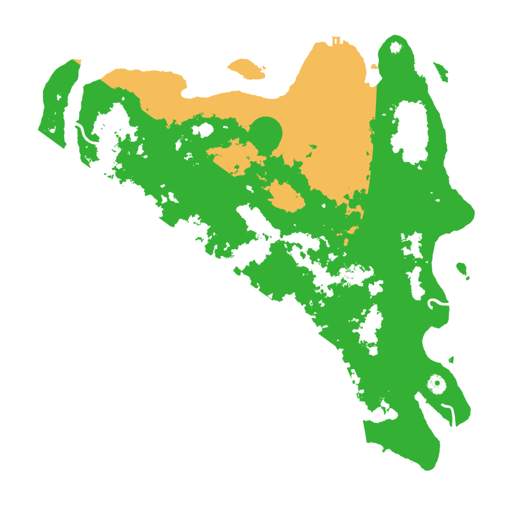 Biome Rust Map: Procedural Map, Size: 4100, Seed: 2186627