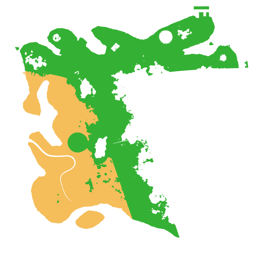 Biome Rust Map: Procedural Map, Size: 3400, Seed: 69348513