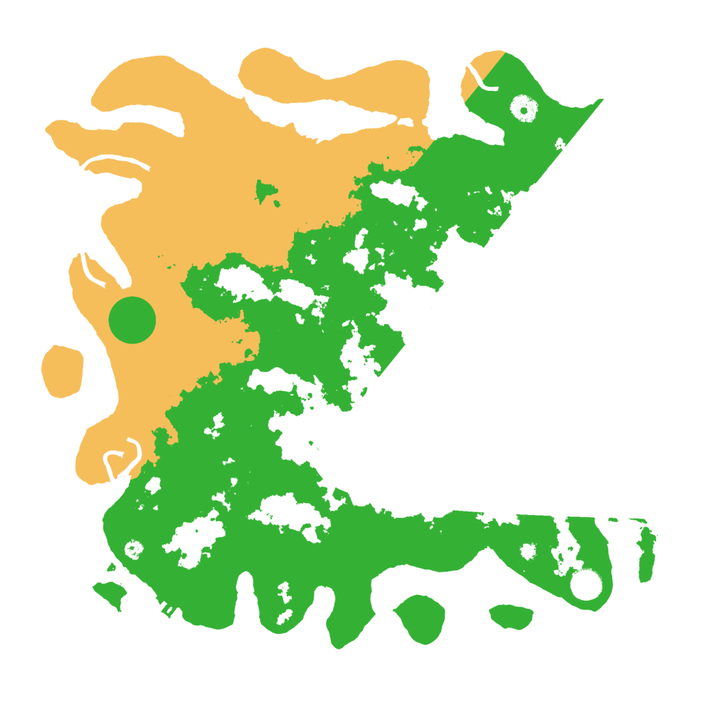 Biome Rust Map: Procedural Map, Size: 3950, Seed: 52471244