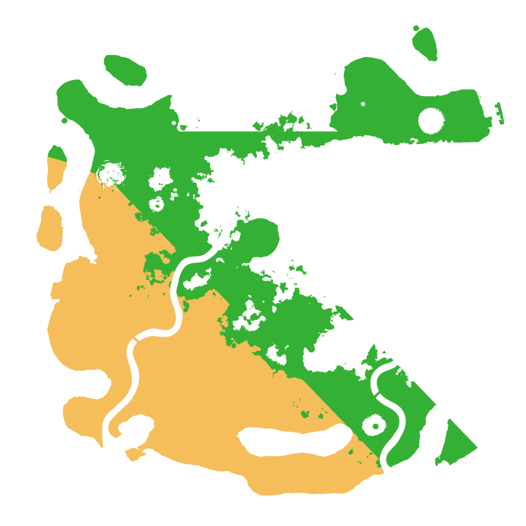 Biome Rust Map: Procedural Map, Size: 3600, Seed: 34428177