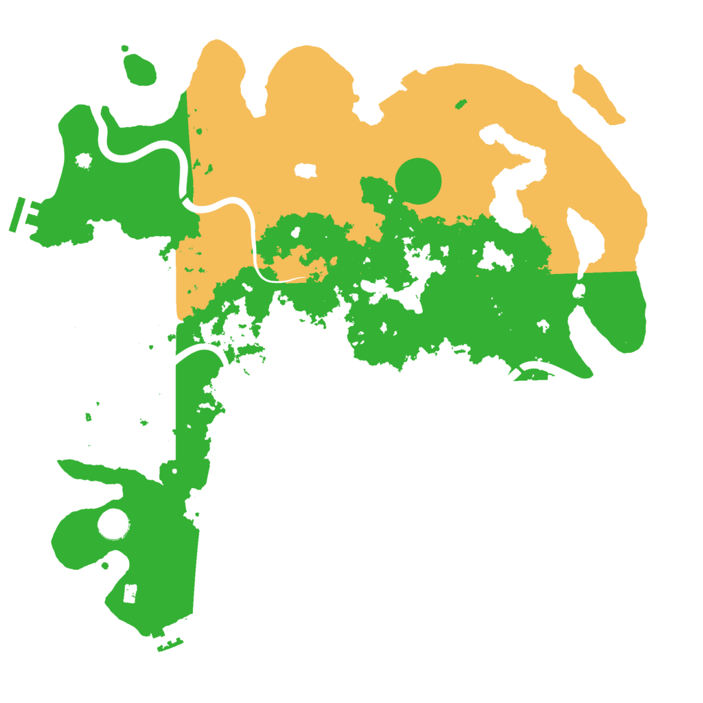 Biome Rust Map: Procedural Map, Size: 4000, Seed: 15891639