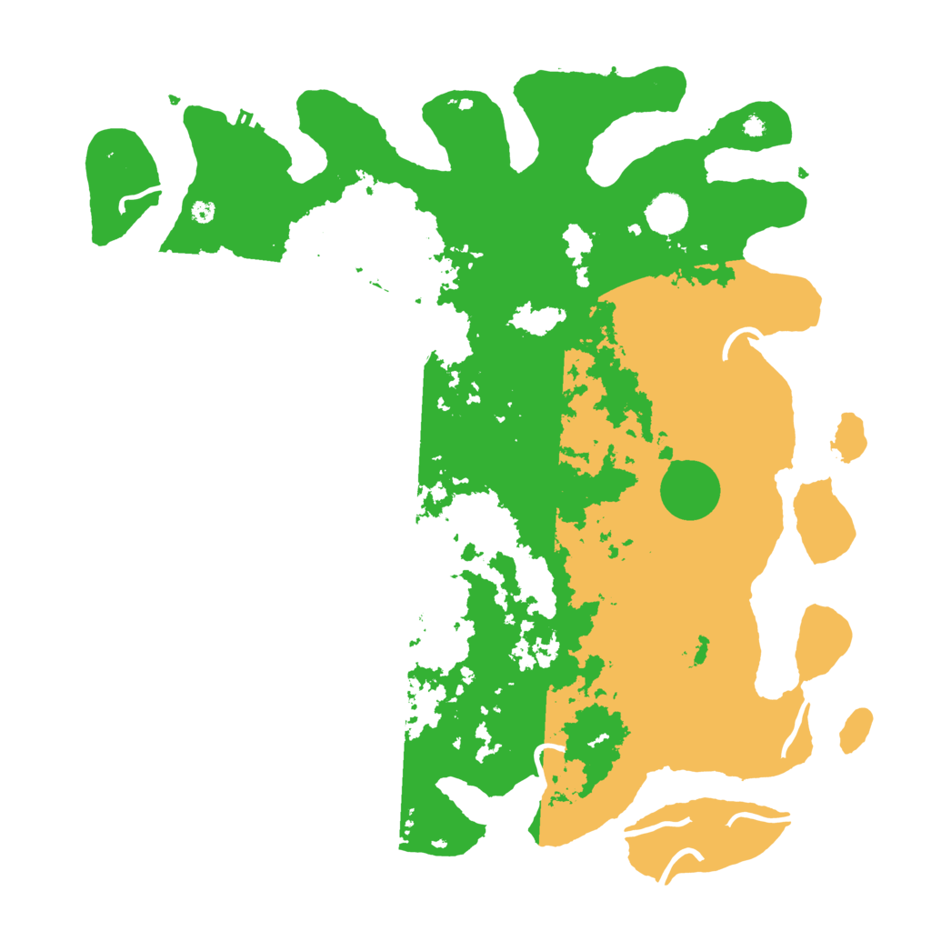 Biome Rust Map: Procedural Map, Size: 4100, Seed: 8809914