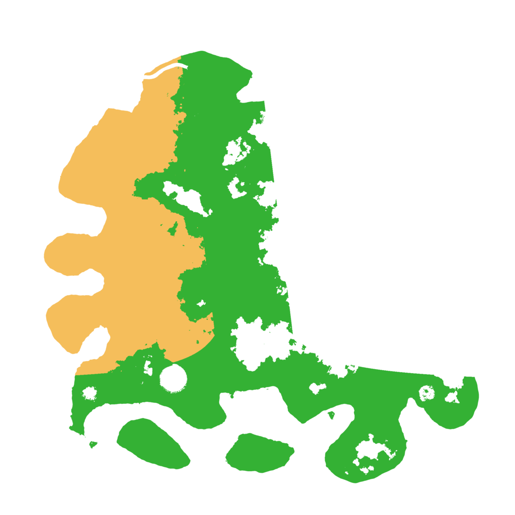 Biome Rust Map: Procedural Map, Size: 3400, Seed: 13438154