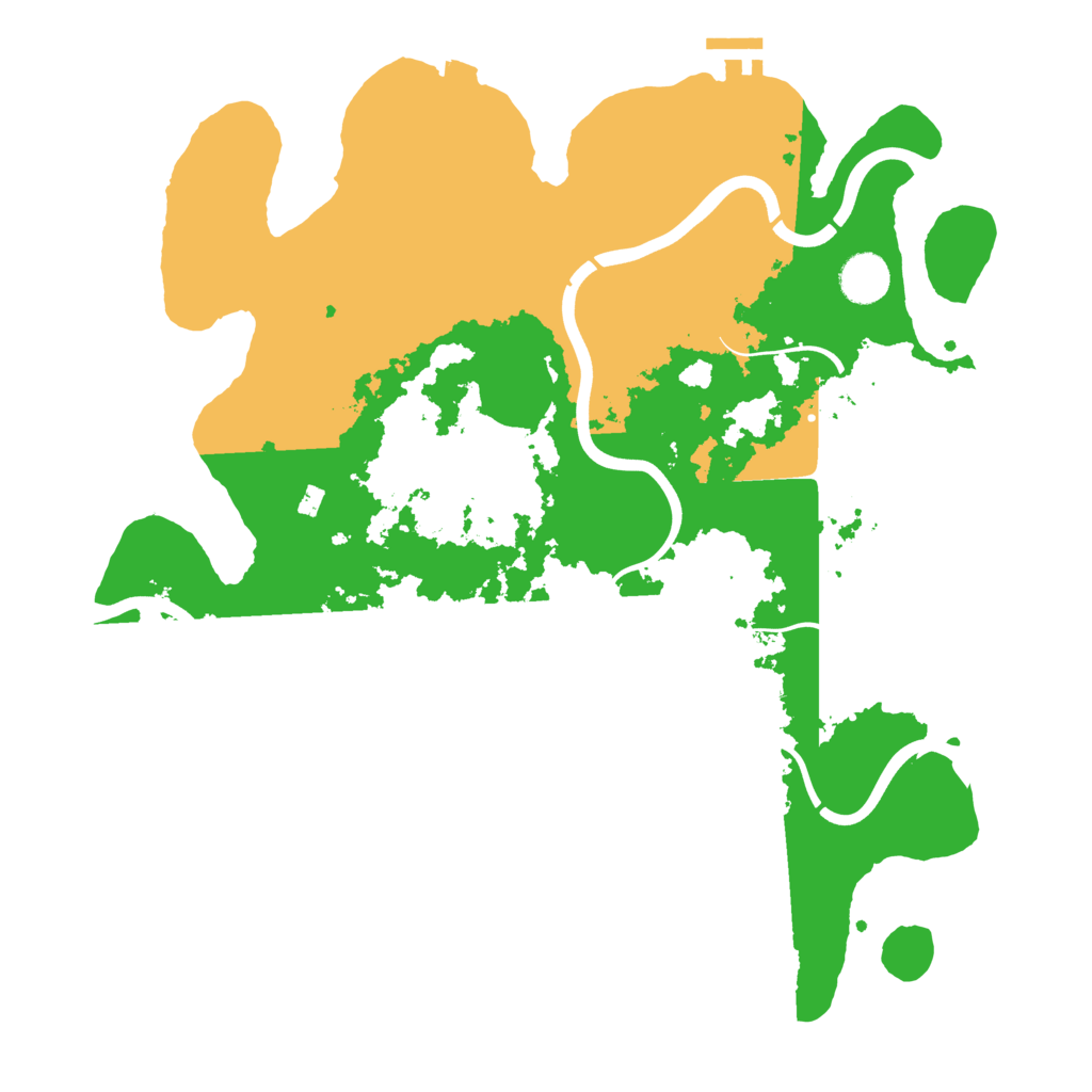 Biome Rust Map: Procedural Map, Size: 3900, Seed: 58579789