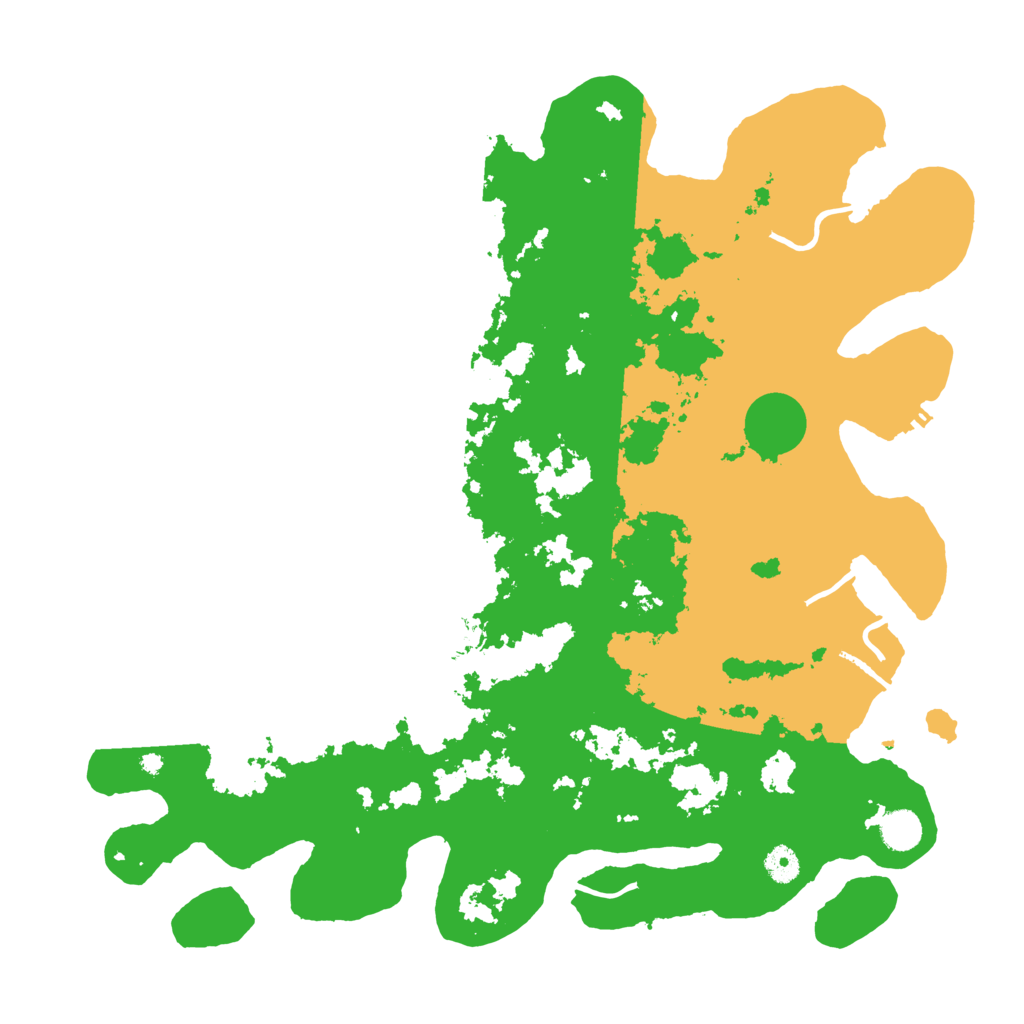 Biome Rust Map: Procedural Map, Size: 4400, Seed: 39211998