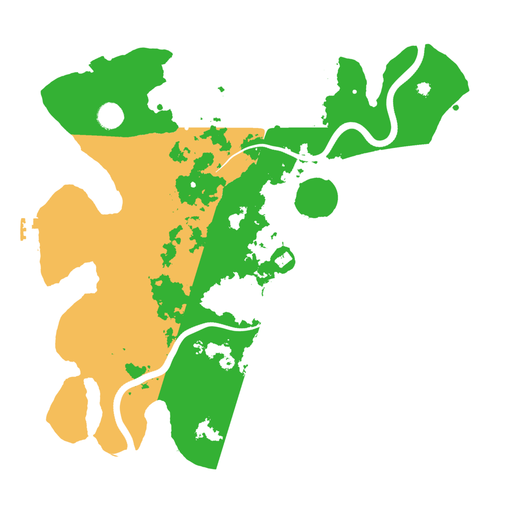 Biome Rust Map: Procedural Map, Size: 3450, Seed: 19807625