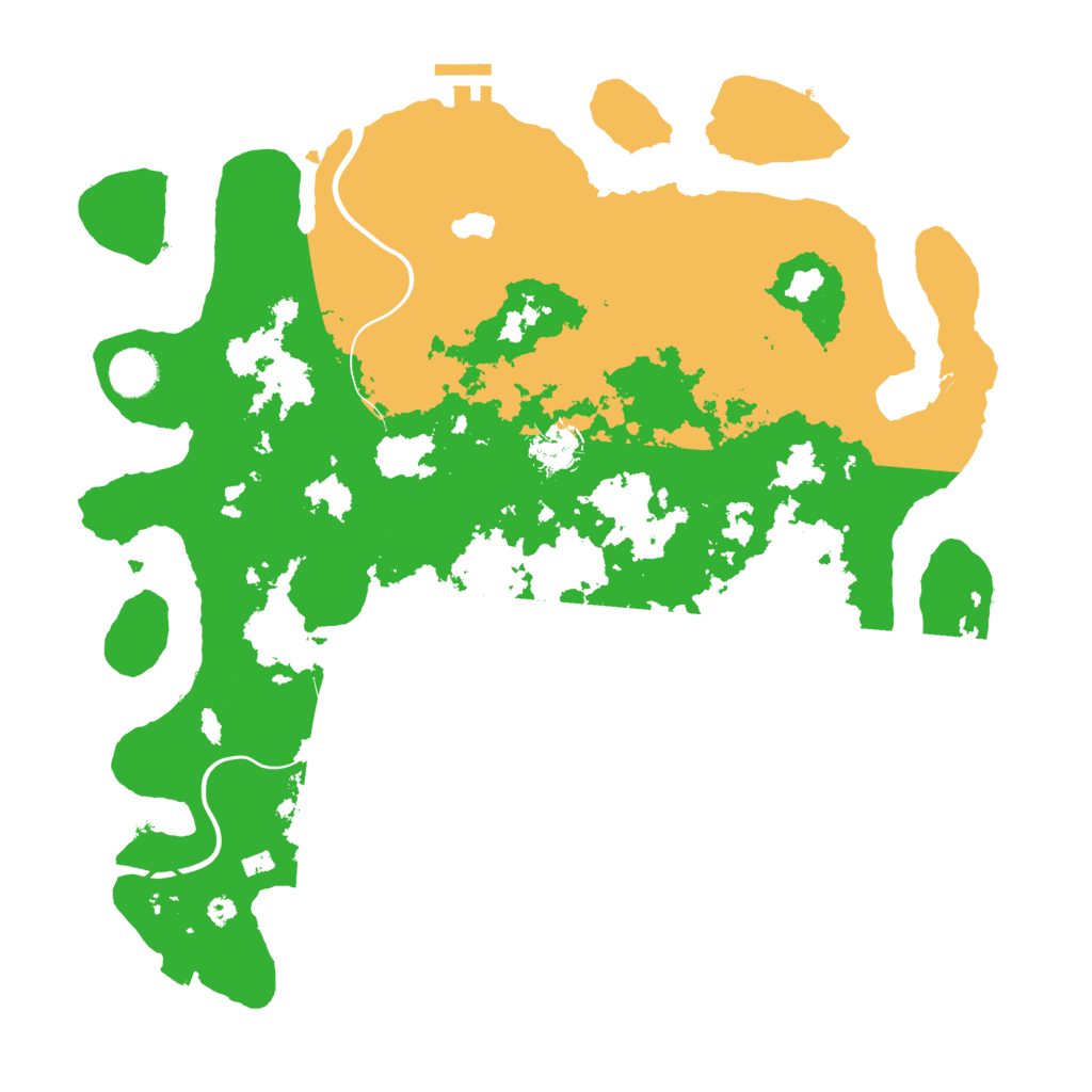 Biome Rust Map: Procedural Map, Size: 3900, Seed: 75071689