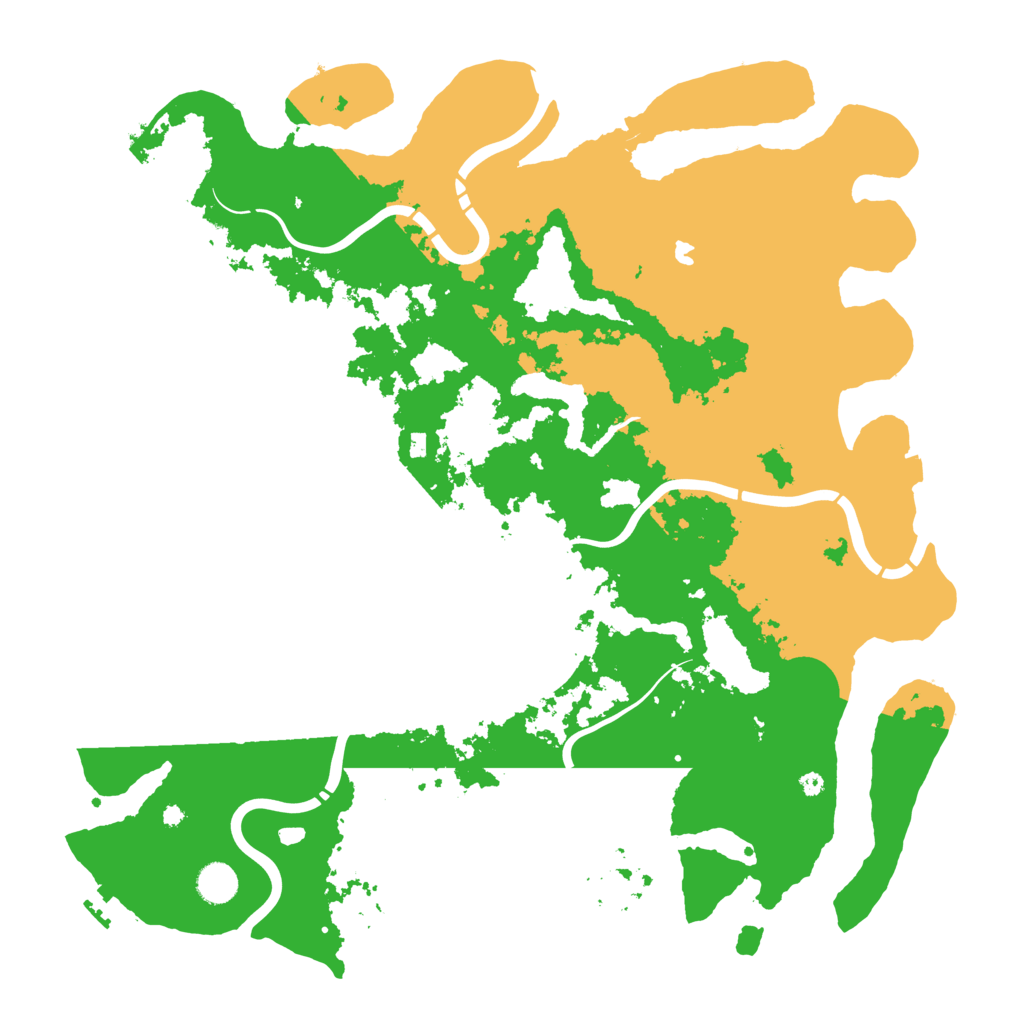 Biome Rust Map: Procedural Map, Size: 4400, Seed: 17581433