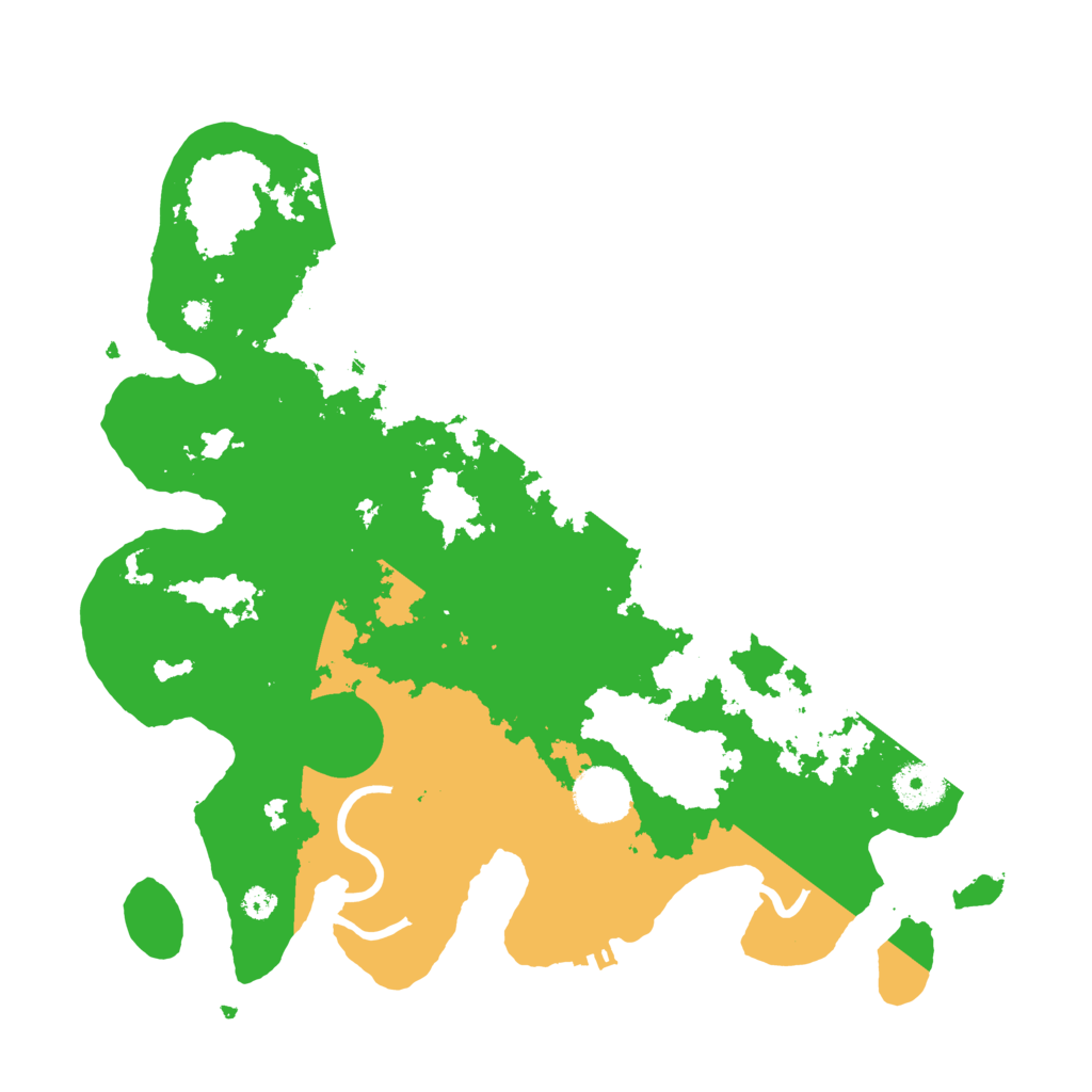 Biome Rust Map: Procedural Map, Size: 3450, Seed: 90296705