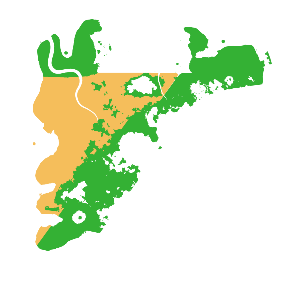 Biome Rust Map: Procedural Map, Size: 3400, Seed: 23990194
