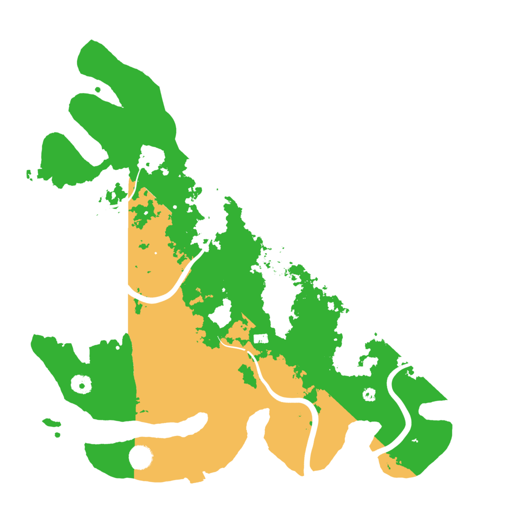 Biome Rust Map: Procedural Map, Size: 3800, Seed: 43993713