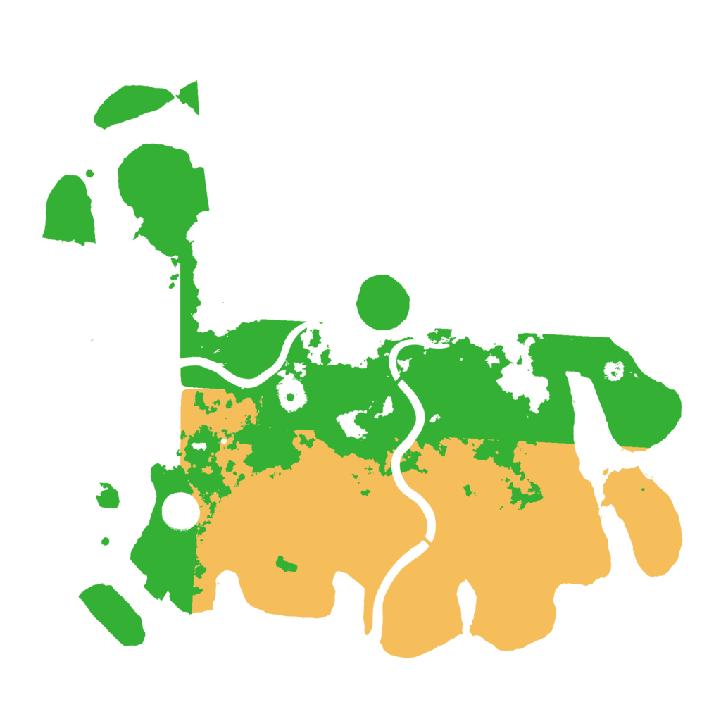 Biome Rust Map: Procedural Map, Size: 3650, Seed: 88270975