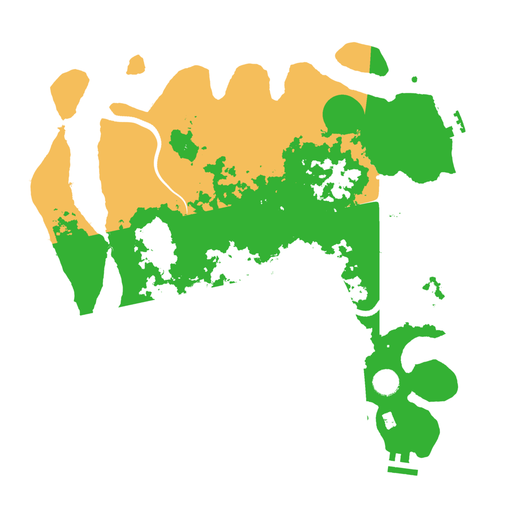 Biome Rust Map: Procedural Map, Size: 3400, Seed: 65267859