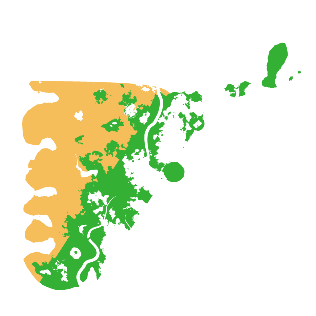 Biome Rust Map: Procedural Map, Size: 4300, Seed: 55442171