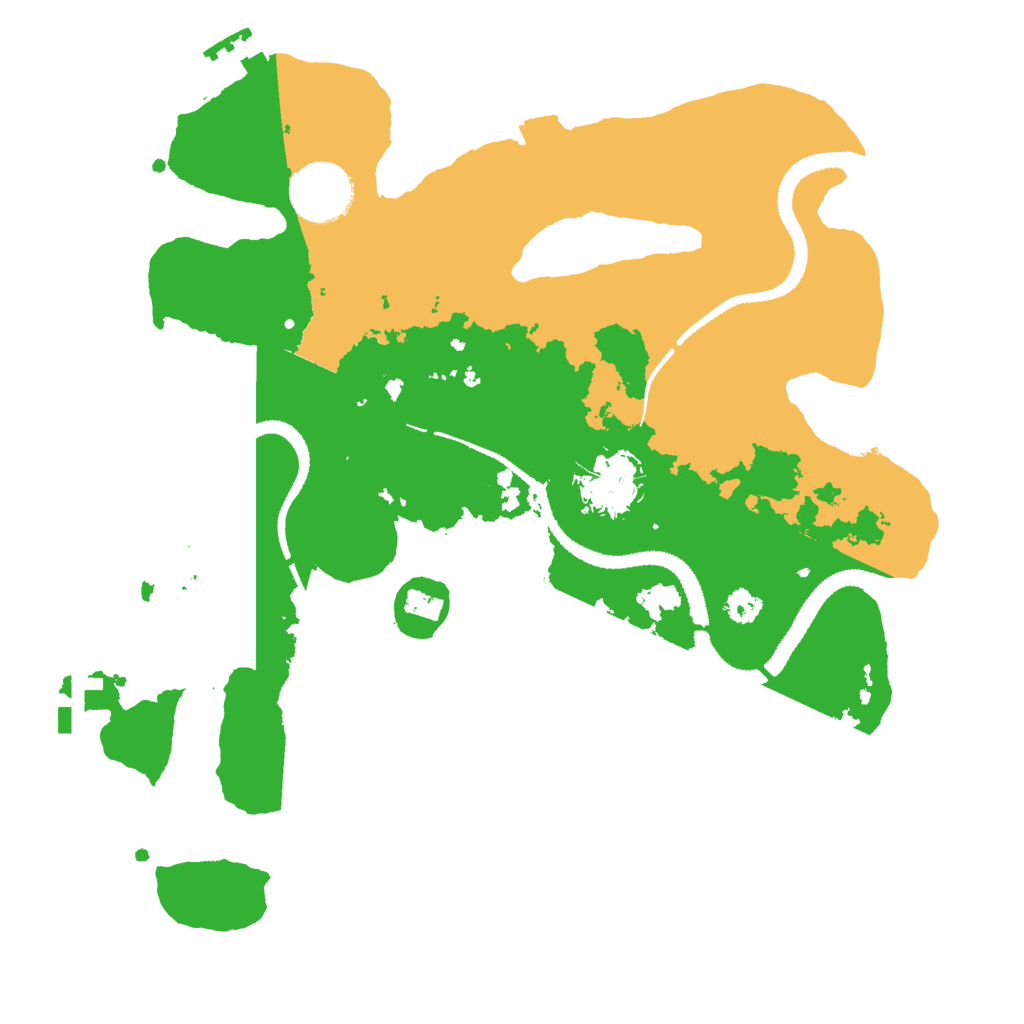 Biome Rust Map: Procedural Map, Size: 3000, Seed: 28161