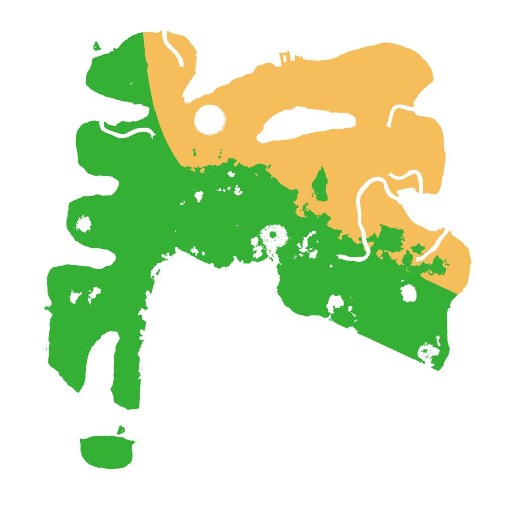 Biome Rust Map: Procedural Map, Size: 3000, Seed: 28161