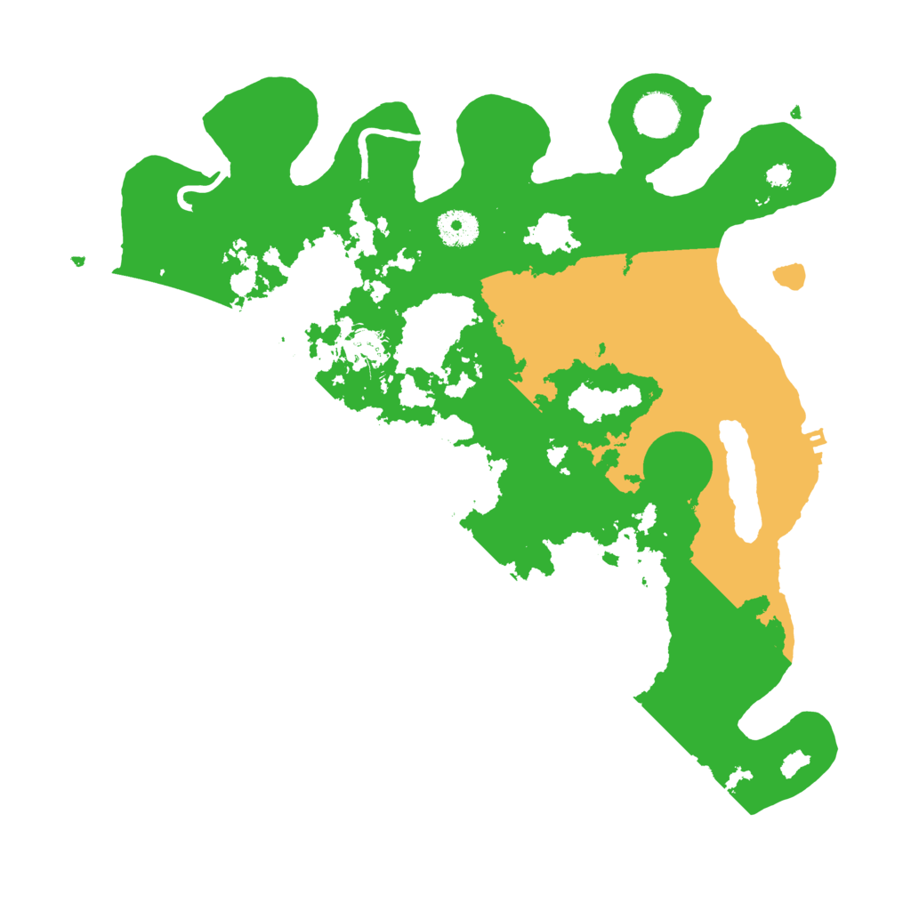 Biome Rust Map: Procedural Map, Size: 3500, Seed: 332159300