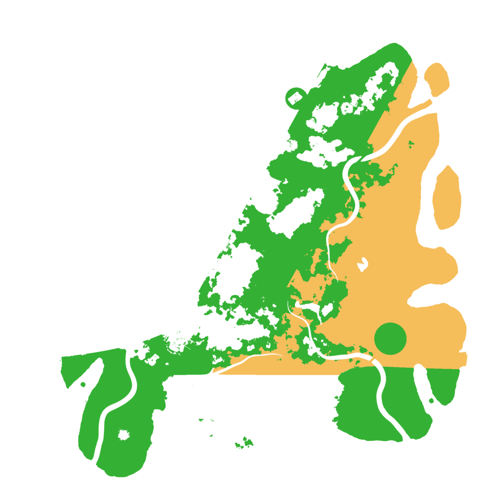 Biome Rust Map: Procedural Map, Size: 4100, Seed: 37573625