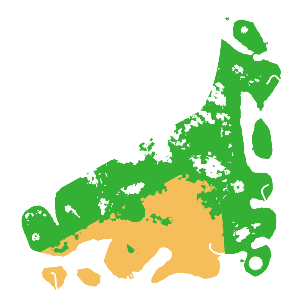 Biome Rust Map: Procedural Map, Size: 4000, Seed: 63253622