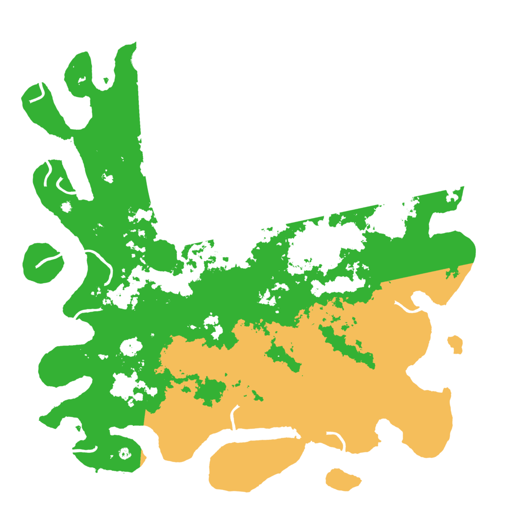 Biome Rust Map: Procedural Map, Size: 4500, Seed: 1945916257